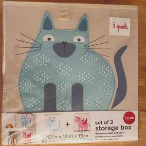 3 Sprouts Cube Storage Box